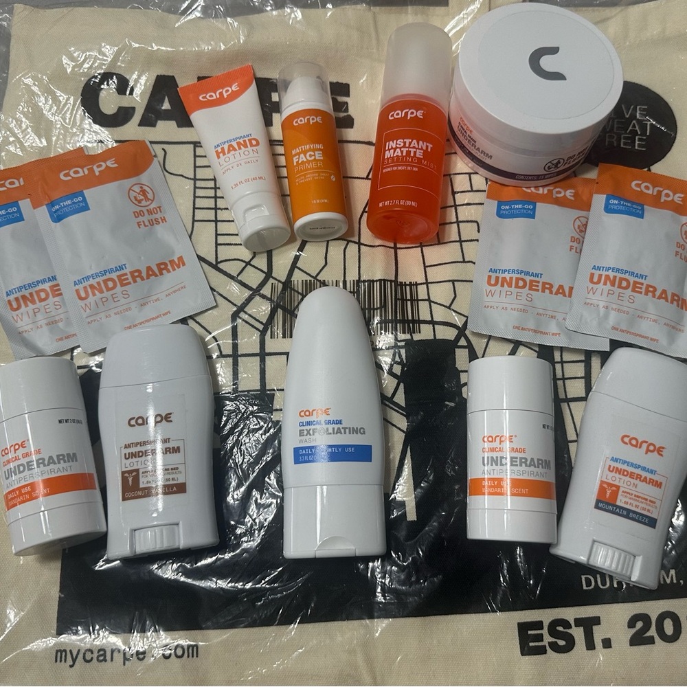 Carpe Skincare and Deodorant Mega Bundle